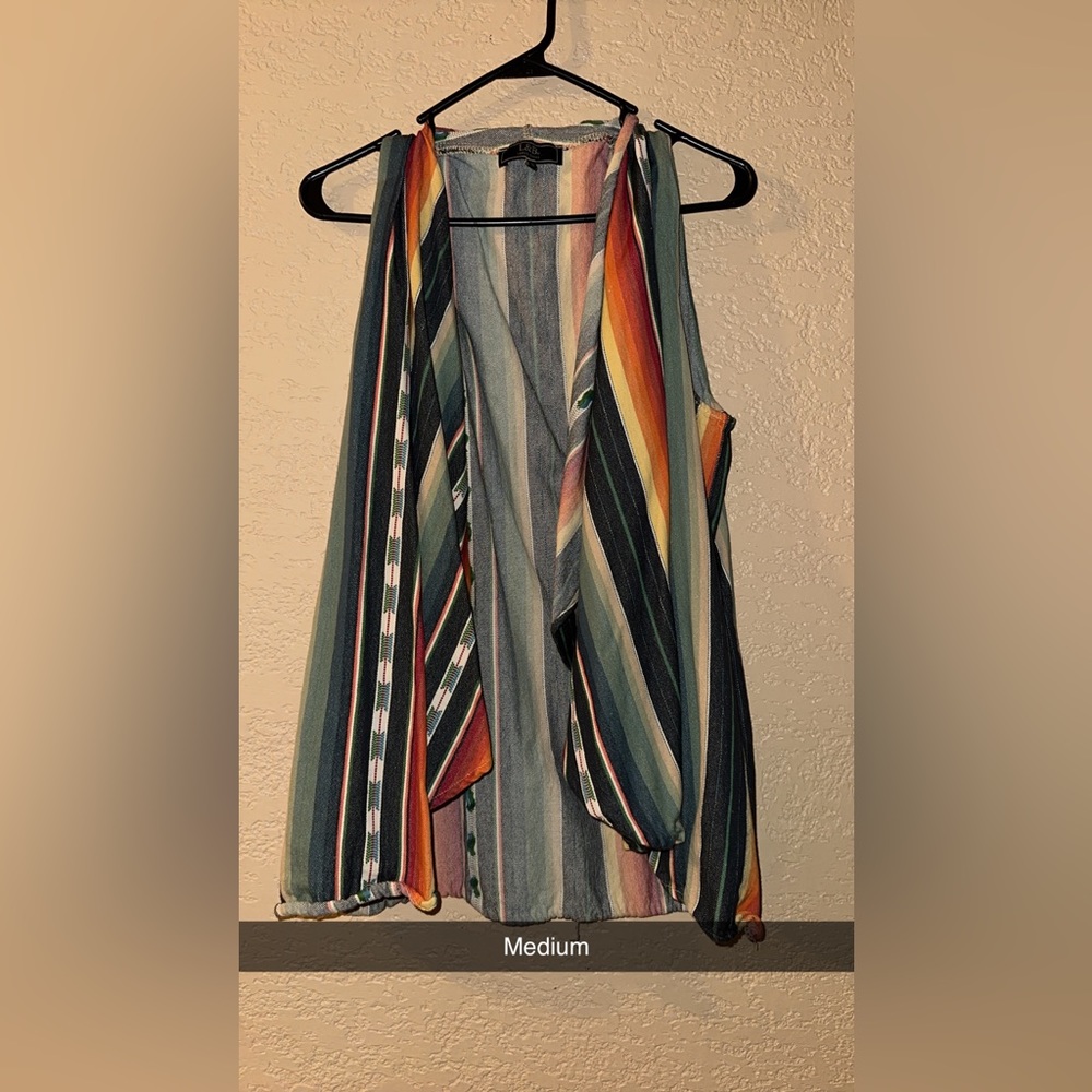 L&B serape vest